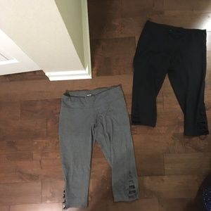Set of 2 Cropped Yoga Pants